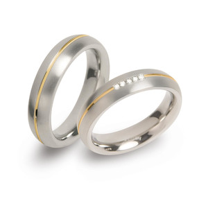 Boccia Titanium Partnerringe 0130-02-04 Produktbild