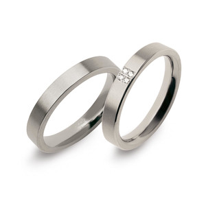 Boccia Titanium Partnerringe 0120-03-01 Produktbild