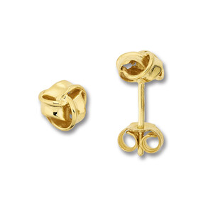 GH Ohrstecker Knoten in 333 Gelbgold Produktbild