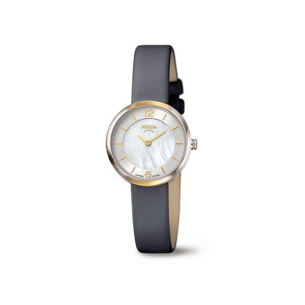 Boccia Slim Damen Uhr Silber/Gold 3266-04 Produktbild