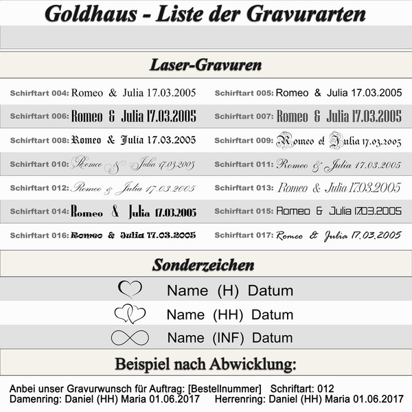 Goldhaus Trauringe Paarringe Eismatt Gelb/-Weißgold - S153