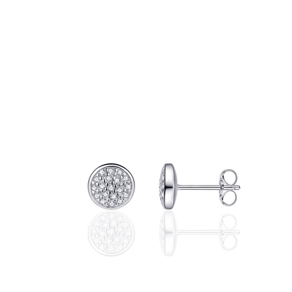 Ohrstecker 925 Sterling Silber mit Zirkonia Steinen HELGI-E1030