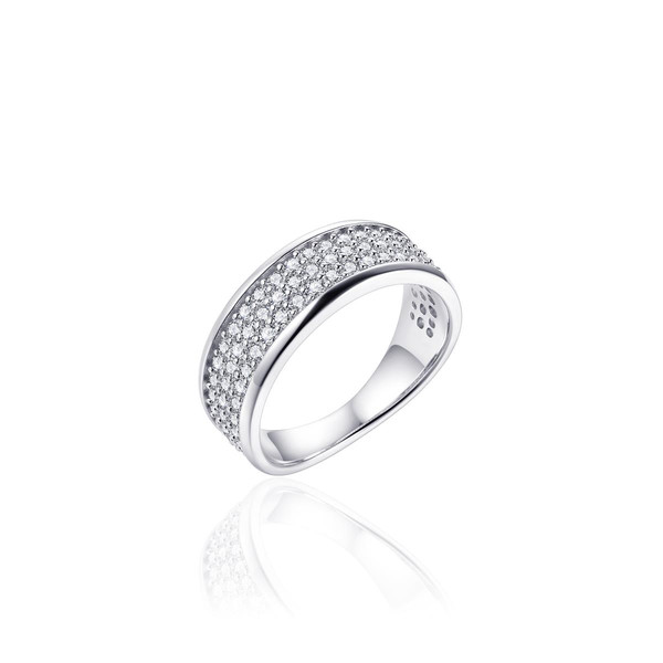 Damen Ring 925 Sterling Silber mit Zirkonia Steine HELGI-R402