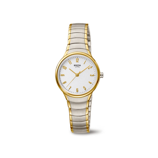 Boccia Trend Damen Uhr Silber/Gold Bela 3319-02 Produktbild