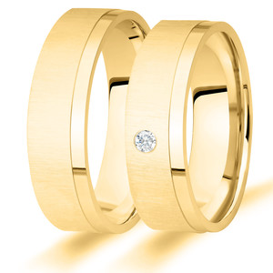 Trauringe Eheringe Gold Gelbgold - GH-20G Produktbild