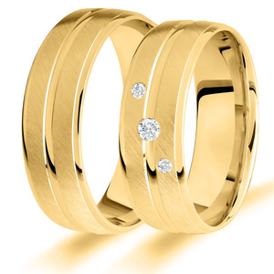 Trauringe Eheringe Gold Gelbgold - GH-23G Produktbild