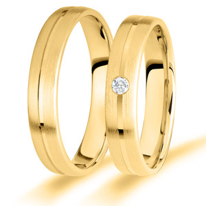 Trauringe Eheringe Gold Gelbgold - GH-026G Produktbild