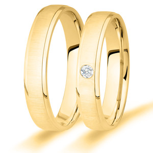 Trauringe Eheringe Gold Gelbgold - GH-027G Produktbild