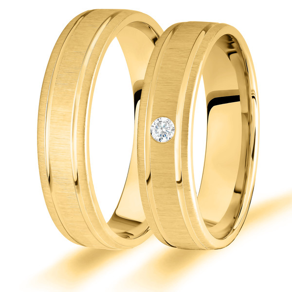 Gravurarten fr Trauringe Eheringe Gold Gelbgold GH-028G