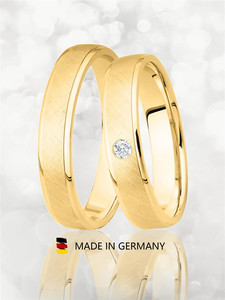 Trauringe Eheringe Gold Gelbgold - GH-031G Produktbild