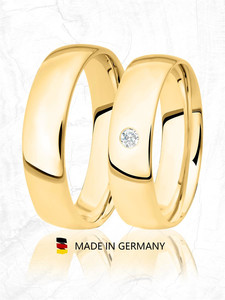 Trauringe Eheringe Gold Gelbgold - GH-053G Produktbild