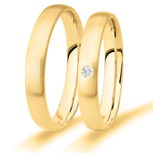 Trauringe Eheringe Gold Gelbgold - GH-056G Produktbild