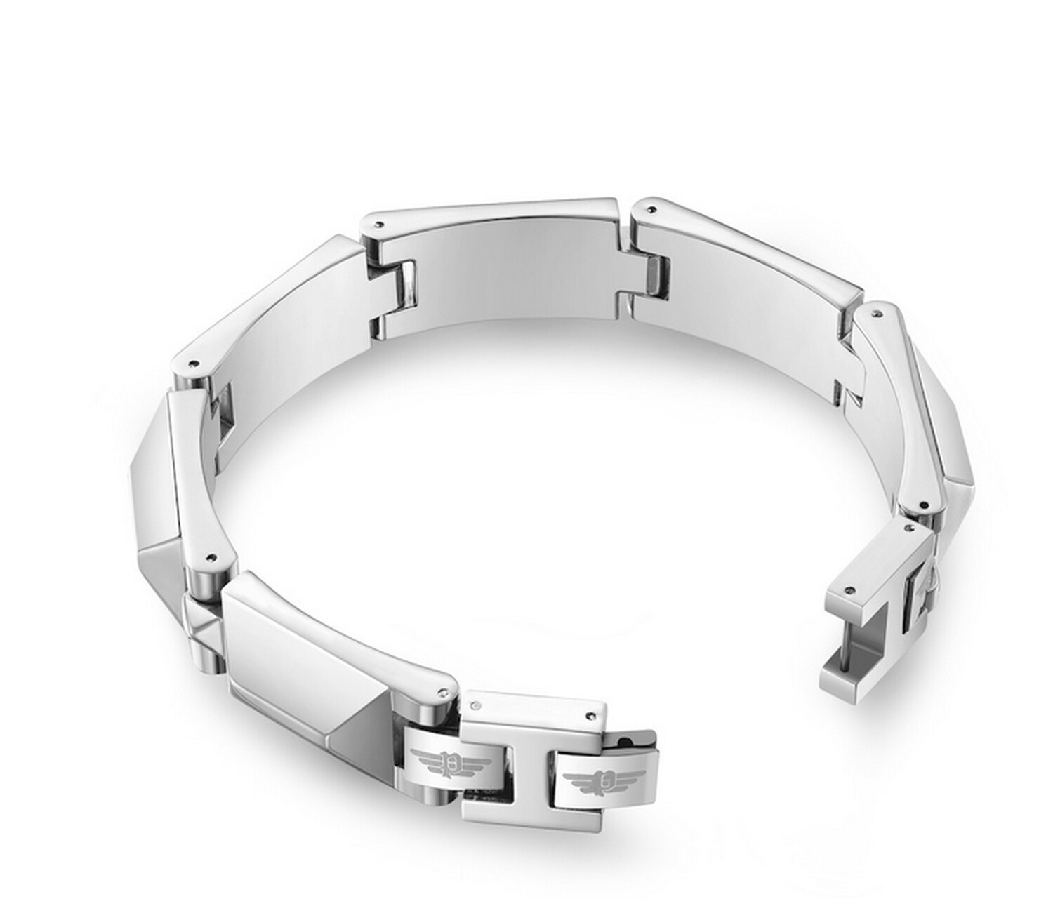 Geometric Metal Bracelet By For Men Police