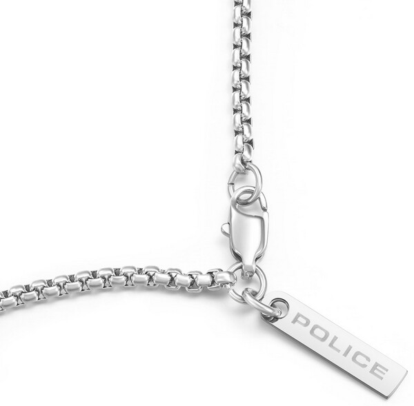 Geometric Metal Necklace By Police For Men