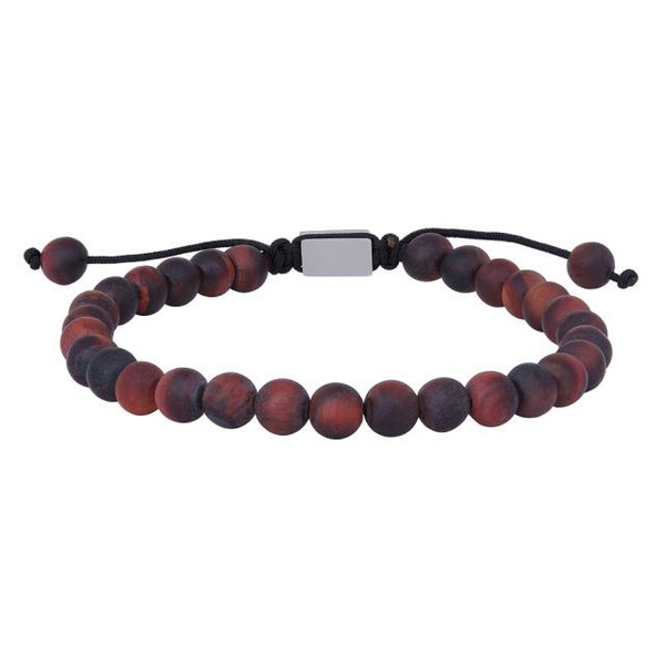 SON Armband matt rotes Tigerauge 19-25cm