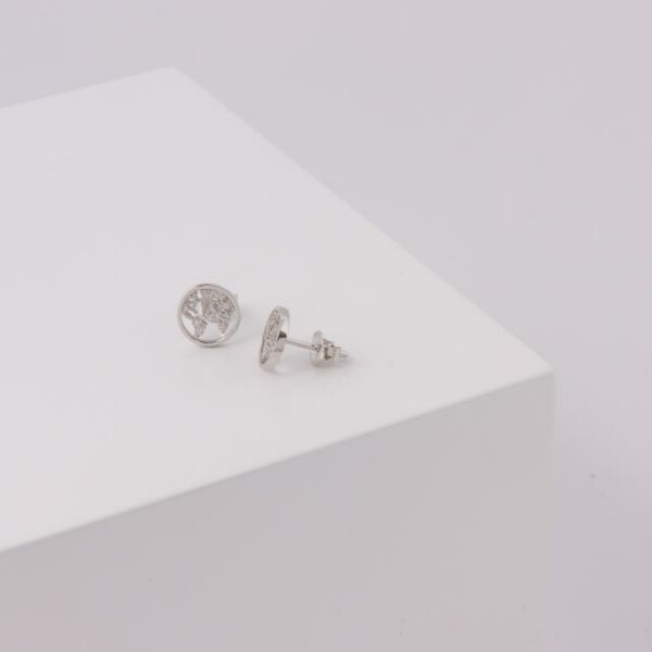Rhd. Silber Ohrring ETTANOR 10mm