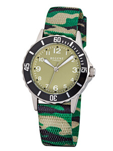 Regent Kinderarmbanduhr IPS mit Textilarmband F-938