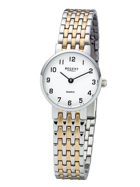 Regent Damenarmbanduhr Gold-/Silberfarben F-1158