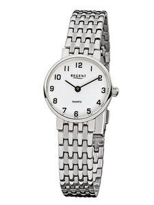 Regent Damenarmbanduhr Silberfarben F-609