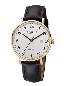 Regent Herrenarmbanduhr Goldfarben F-1230