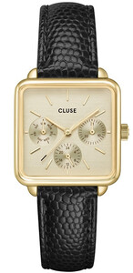 La T�tragone Damen Multifunktionsuhr Schwarz/Goldfarben...