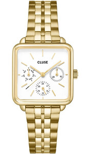 La T�tragone Damen Multifunktionsuhr Wei�/Goldfarben CW13804