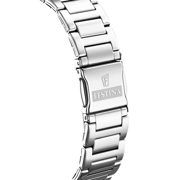 Festina Boyfriend Collection Damenuhr Silberfarben mit...