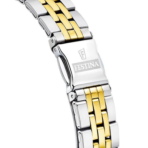 Festina Mademoiselle Damenuhr Silber-/Goldfarben mit...