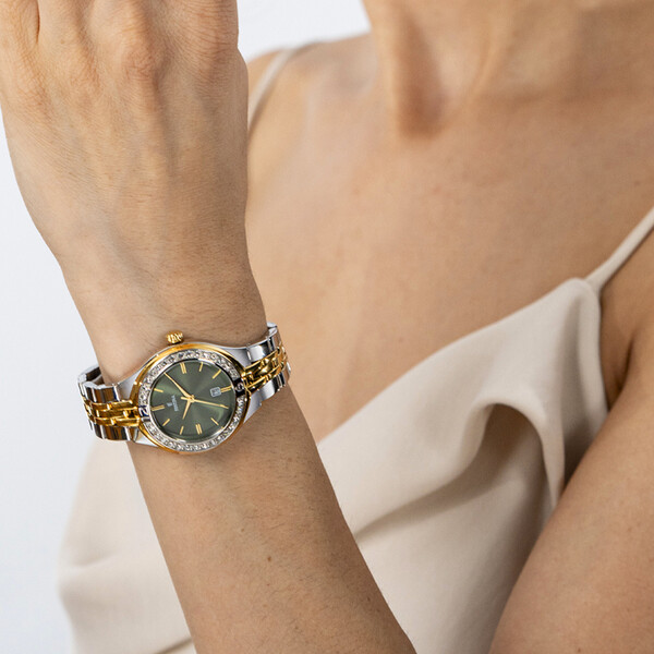 Festina Mademoiselle Damenuhr Silber-/Goldfarben mit...