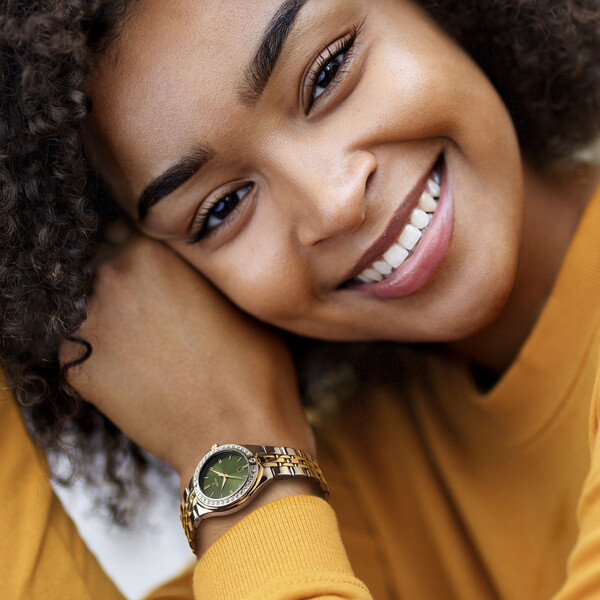 Festina Mademoiselle Damenuhr Silber-/Goldfarben mit...