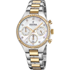 Festina Boyfriend Collection Damenuhr Gold-/Silberfarben...