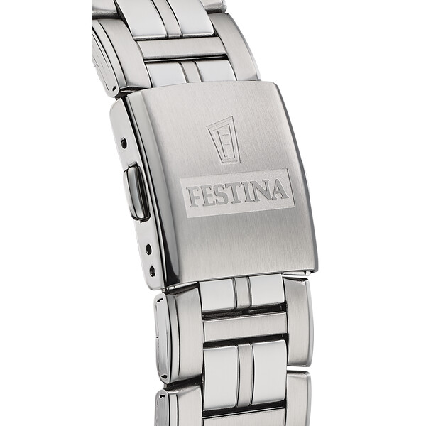 Festina Multifunction Herrenuhr Blau/Silberfarben F20445/4