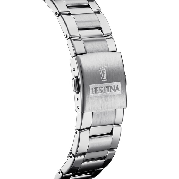 Festina Timeless Chronograph Herrenuhr Schwarz/Silber...