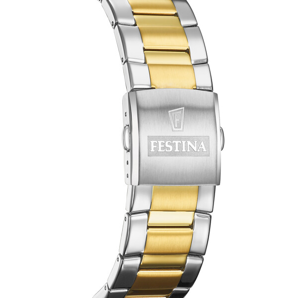 Festina Timeless Chronograph Herrenuhr Blau/Gold/Silber...