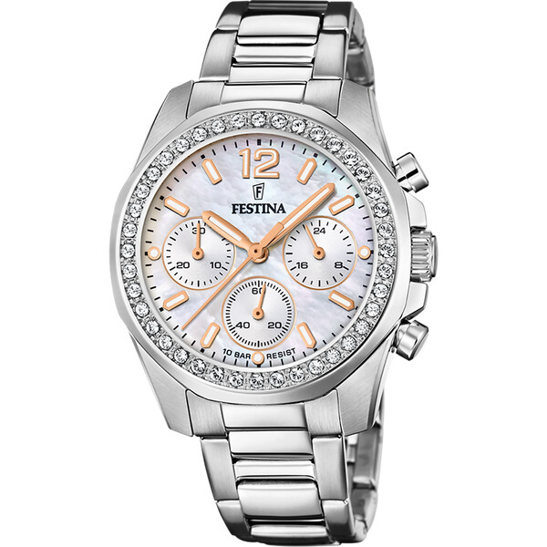 Festina Boyfriend Collection Damenuhr Silberfarben F20606/1