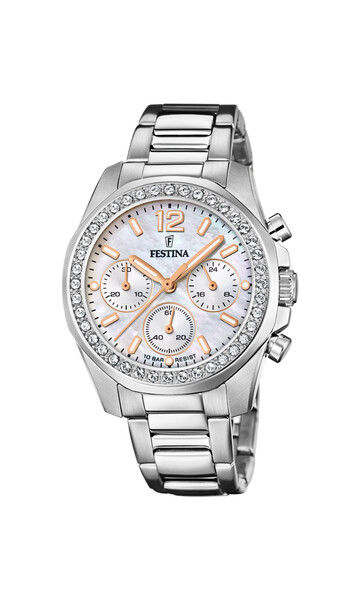 Festina Boyfriend Collection Damenuhr Silberfarben F20606/1