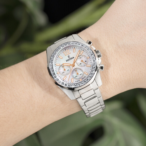 Festina Boyfriend Collection Damenuhr Silberfarben F20606/1