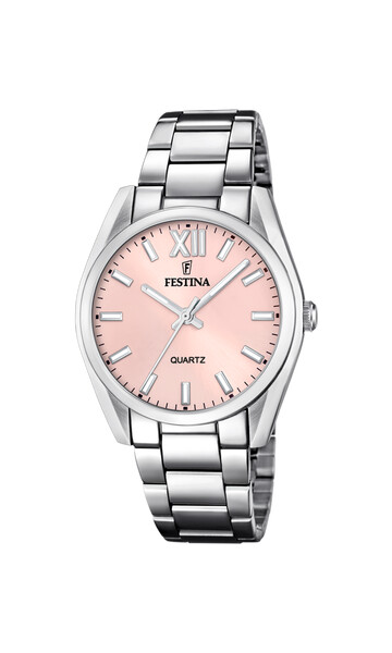 Festina Boyfriend Collection Damenuhr Hellpink/Silber...