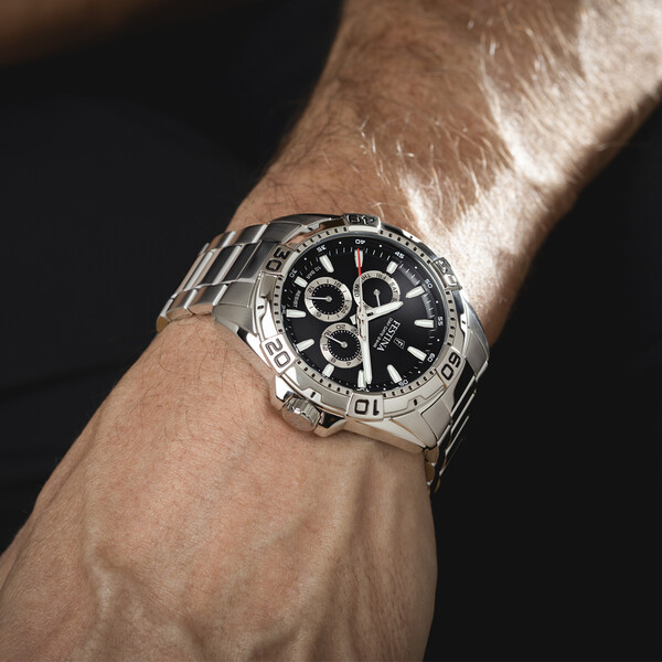 Festina Multifunction Herrenuhr Schwarz/Silber F20623/4