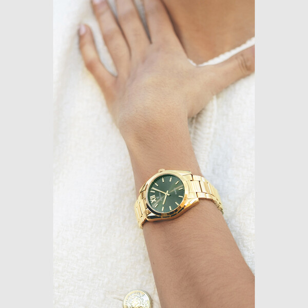 Festina Boyfriend Collection Damenuhr Gr�n/Gold F20640/4