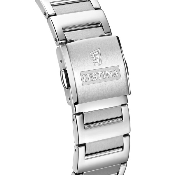 Festina On The Square Herrenuhr Blau/Silber F20677/3