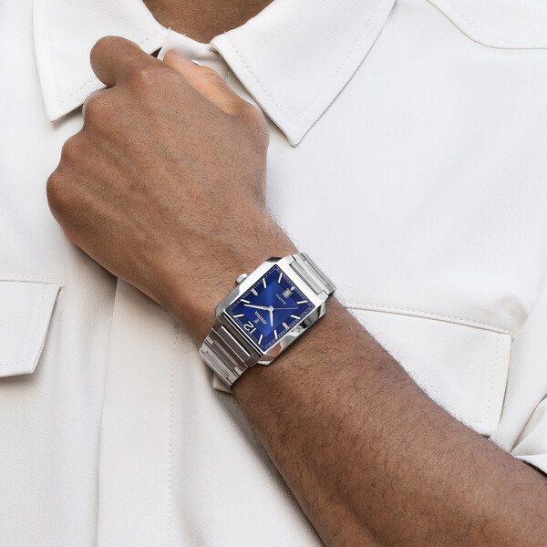 Festina On The Square Herrenuhr Blau/Silber F20677/3