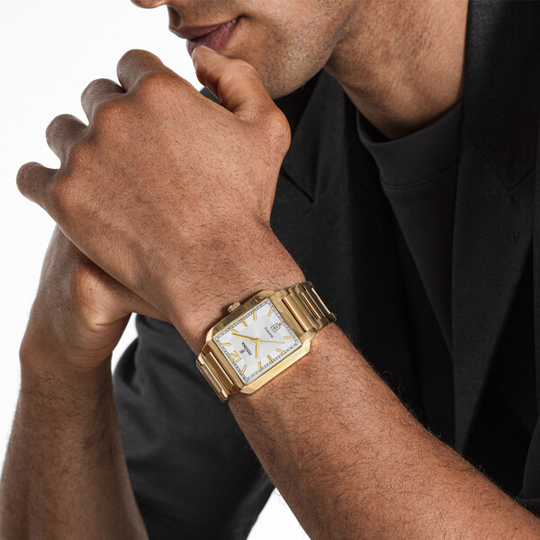 Festina On The Square Herrenuhr Wei�/Gold F20678/2