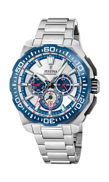 Festina Chrono Bike Herrenuhr Blau/Silber F20724/1