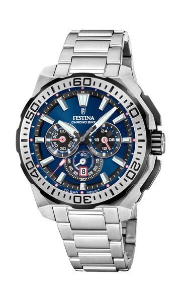 Festina Chrono Bike Herrenuhr Dunkelblau/Silber F20724/2