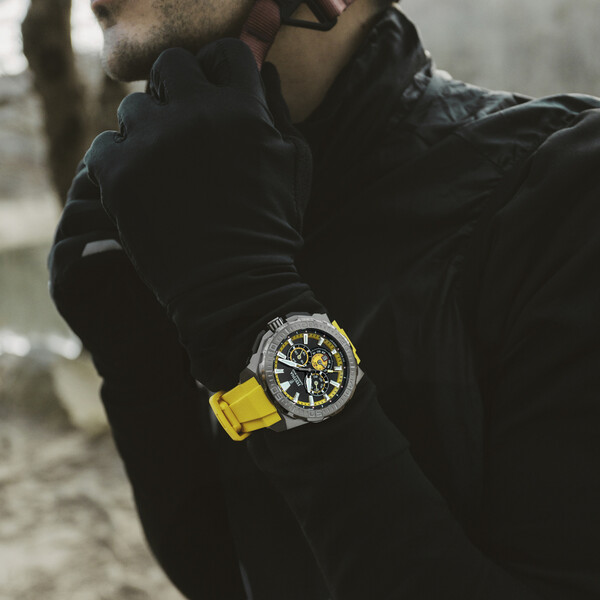 Festina Chrono Bike Herrenuhr Schwarz/Gelb F20725/1