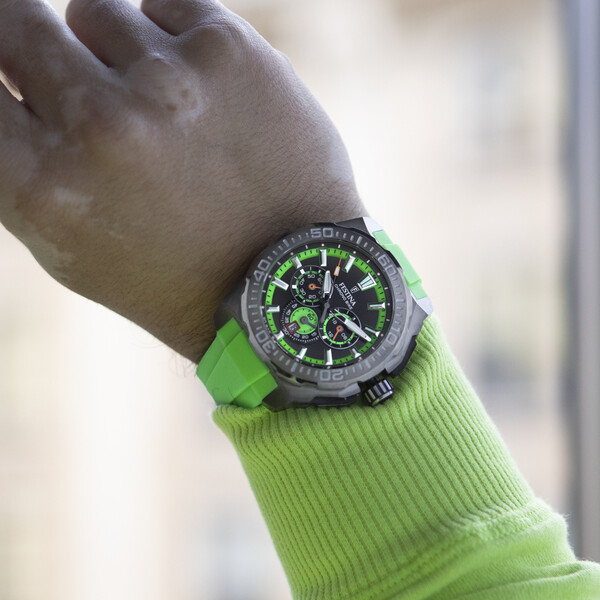 Festina Chrono Bike Herrenuhr Schwarz/Grün F20725/3