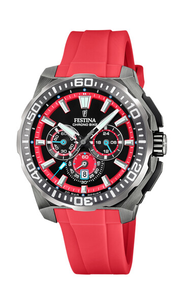 Festina Chrono Bike Herrenuhr Schwarz/Rot F20725/5