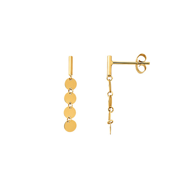 Damen Ohrstecker aus 375/585 Echtgold XG9K4186G