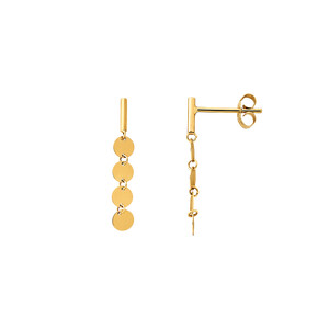 Damen Ohrstecker aus 375/585 Echtgold XG9K4186G